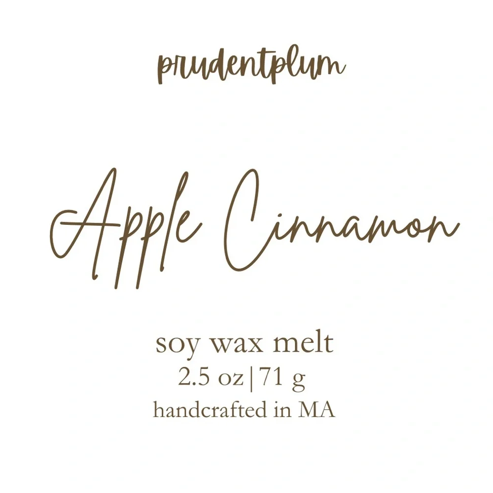 Apple Cinnamon Soy Wax Melt Clamshell 2.5 oz| Melts For Wax Warmers